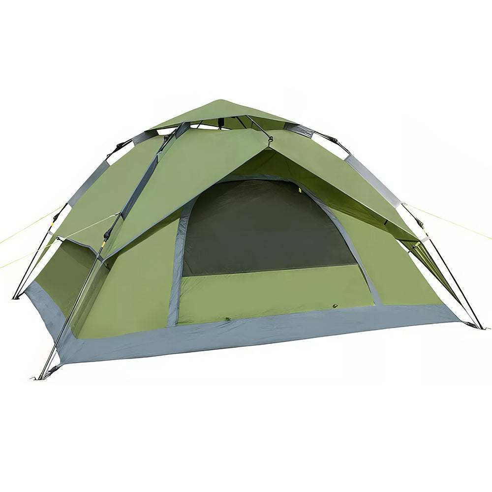 Camping Tent Waterproof Windproof Pop Up 4 Person with Footprint Tarp
