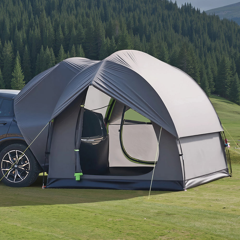 SUV Camping Tent 5-8 Person Waterproof Double Door Car Rear Tent