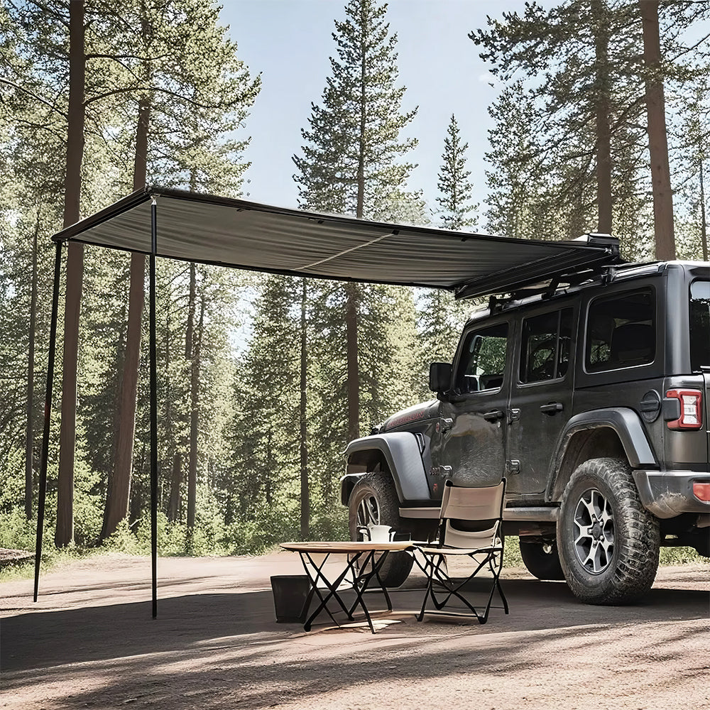 Car Side Awning for SUV and Truck with Waterproof and UV Protection
