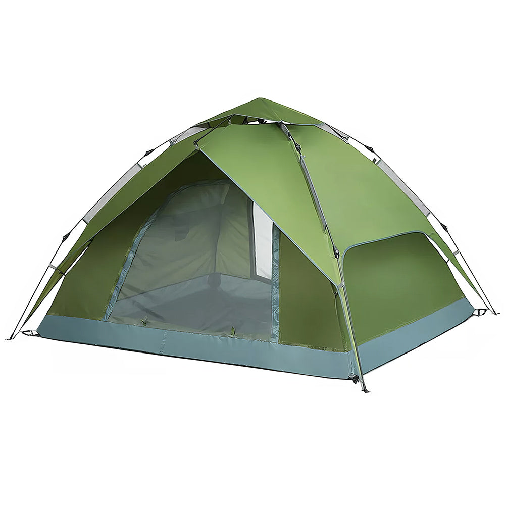 Camping Tent Waterproof Windproof Pop Up 4 Person with Footprint Tarp