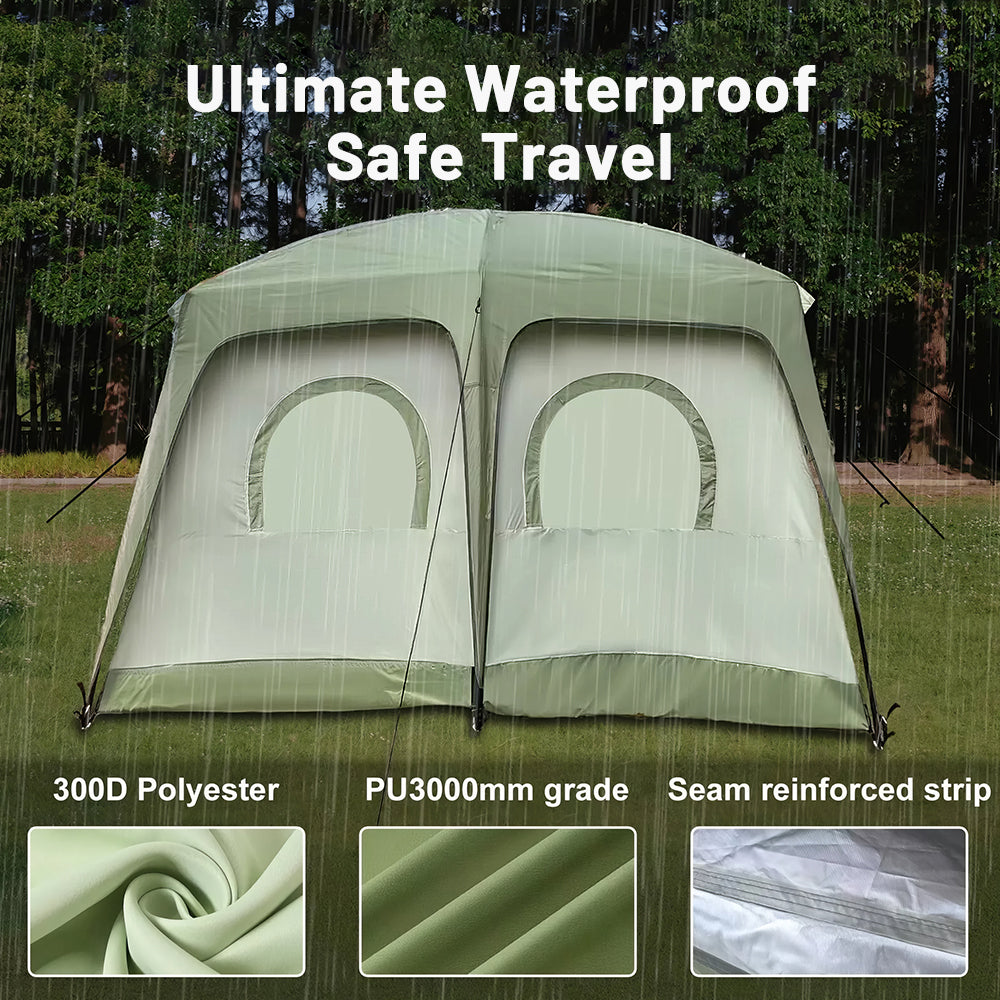 4-6 Person Camping Tent with Waterproof Floor and Rainfly