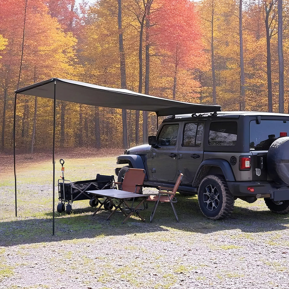 Car Side Awning for SUV and Truck with Waterproof and UV Protection